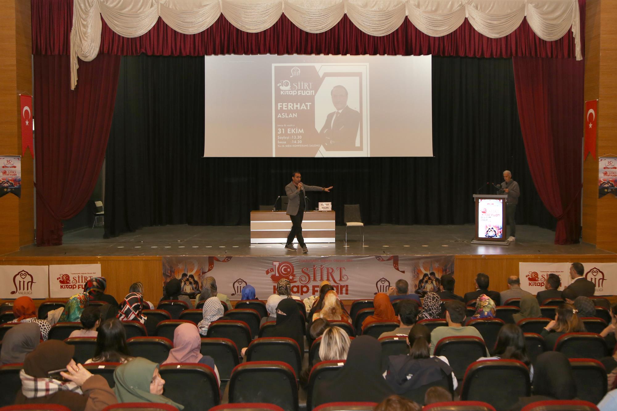 Üniversitemiz Rektörü Prof. Dr. Nihat Şındak, Dr. Ferhat Aslan’ın Söyleşisine Katıldı